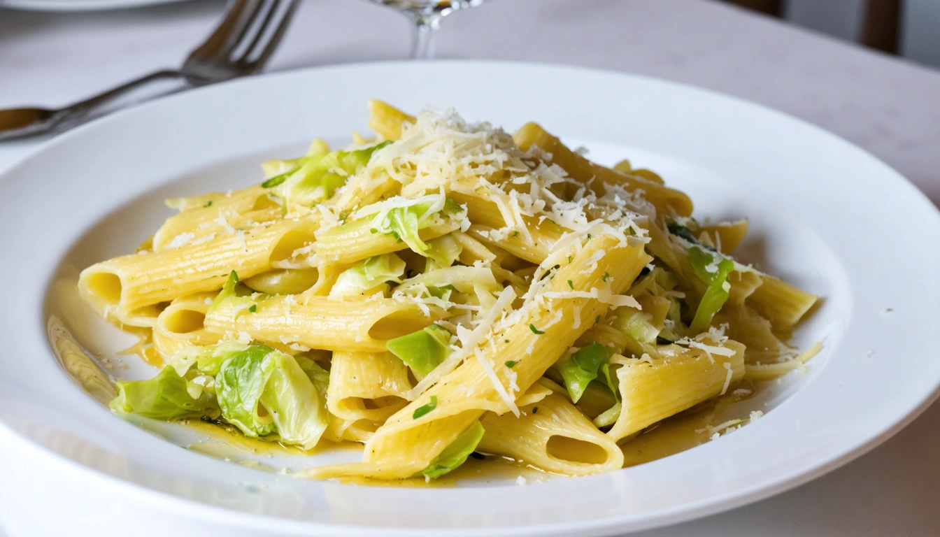 Pasta con la verza